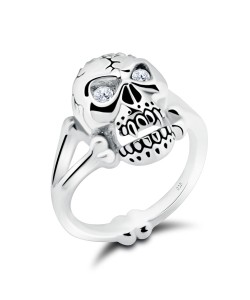 Devil Big Skull Surgical Steel Rings SKR-08